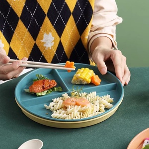 22cm assiette ronde ménage fruits petit déjeuner <span class=keywords><strong>plastique</strong></span> PP assiette <span class=keywords><strong>alimentaire</strong></span> assiette à teneur réduite en graisse - Product Image 4