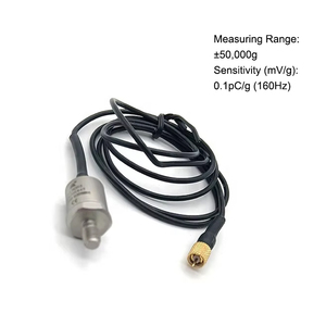 การตอบสนองรวดเร็ว 0.1pC/g A12G05 50000g เซ็นเซอร์แกนเดี่ยว ชาร์จเอาต์พุต ความเร่งสูง PE แอคเซลอมิเตอร์ - Product Image 2