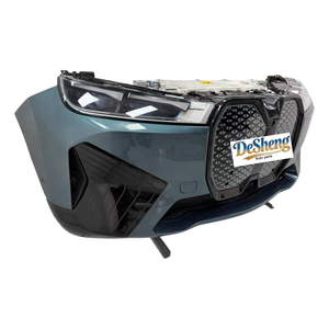 Modelo Más Vendido para <span class=keywords><strong>BMW</strong></span> <span class=keywords><strong>IX</strong></span> <span class=keywords><strong>XDrive</strong></span> <span class=keywords><strong>50</strong></span>: Fascia Delantera, Parachoques Delantero, Faros LED, Rejilla, Radiador, Persianas, Resistente y Duradero - Product Image 3