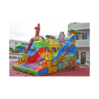 Équipement de terrain de jeu pour enfants Balorama de haute qualité Toboggan gonflable Couleur facultative personnalisée 6m X 4m X 5m Garantie de 2 ans