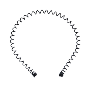 Vente en gros bandeau <span class=keywords><strong>zigzag</strong></span> antidérapant avec peigne noir bandeau simple pour homme et adulte - Product Image 1