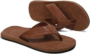 Chaussures décontractées d'été pour la marche, tongs plates antidérapantes pour la plage, sandales pour hommes, grandes tailles, tongs plates en EVA - Product Image 4