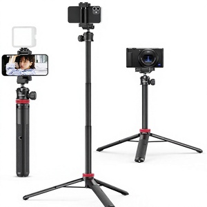 ULANZI <strong>MT</strong>-44 Aluminum Auto Open Tripod 59" Extendable Selfie <strong>Stick</strong> | 2-in-1 Phone Clip 360 Ball Head Cold Shoe Compatible - Product Image 1