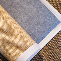 Tapis de tapis tissé en fibre de bambou chinois