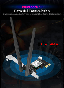 Comfast AX3000 double bande 2.4/5G WiFi6 et Bluetooth5.2 adaptateur réseau sans fil <span class=keywords><strong>PCI</strong></span> <span class=keywords><strong>Express</strong></span> 11MU-MIMO prise en charge de la <span class=keywords><strong>carte</strong></span> PCIE externe - Product Image 6