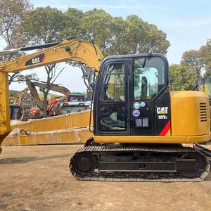 Para excavadora Cat 307e2 307d/306e 2/307e/308cd, retroexcavadora pequeña usada a la venta, peso operativo de 7 toneladas con motor central - Product Image 1