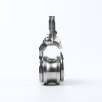 Poulie de chariot de tyrolienne commerciale d'extérieur – Poulie de tyrolienne robuste avec protection antichute pour ligne de vie suspendue