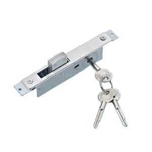 ล็อกประตูกระจกโรงแรมสไตล์ยุโรปพร้อมกุญแจประตูร่องอลูมิเนียมอัลลอยสังกะสี3ดอกคุณภาพระดับพรีเมียม - Product Image 1