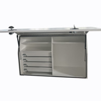 Caja de Herramientas de Acero Resistente Personalizada con 4 Cajones y Cierre de Cola de Ballena, Caja de Herramientas para Minería con 2 Estantes Ajustables