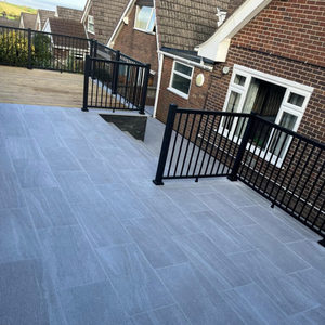 <span class=keywords><strong>Ringhiera</strong></span> del balcone in ferro con linee in acciaio solido, resistente e durevole, i punti di saldatura sono assemblati ordinatamente - Product Image 6