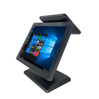 La mejor venta de 15 "min Tablet electrónica Android Kit de punto de venta Windows Hardware Till Supermarket Online Machine Panel Pc
