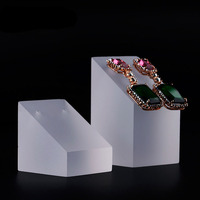 Bloc acrylique transparent Cubes carrés Rectangle boutique de cosmétiques base de présentation de bijoux en plexiglas transparent