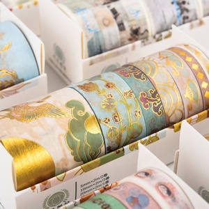 Tùy chỉnh in thẩm mỹ cá nhân màu nước hiển thị lá vàng Washi Băng - Product Image 3