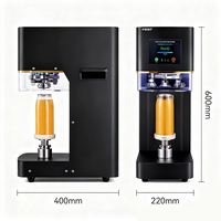 Scelleuse de Boîtes Haute Vitesse pour Boîtes en Aluminium, Fer Blanc et Plastique Portable – Bière, Jus 330ml, 500ml, 650ml – Machine de Scellage Puissante