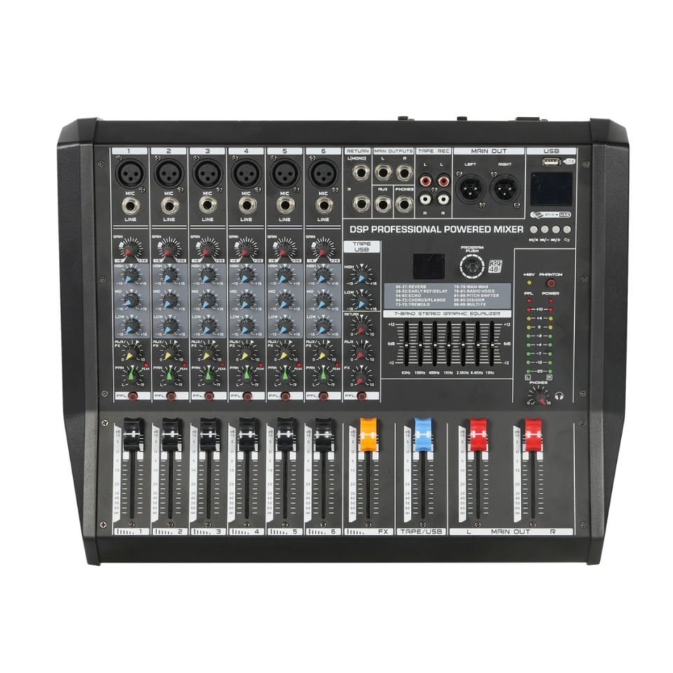 Wholesale Professional 6-Channel DSP Digital Audio Mixer with Home ...