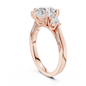 แหวนเพชรแล็บโกรว์ทองคำ 10Kt 14Kt 18Kt 22Kt สำหรับผู้หญิง ชุบโรเดียม เหมาะสำหรับงานแต่งงาน งานหมั้น และวันครบรอบ - Product Image 1