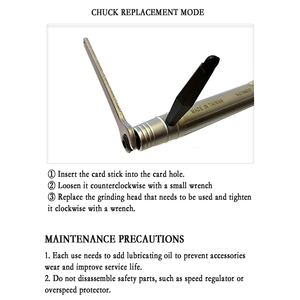 Herramienta rotativa neumática de 60000RPM, molinillo industrial de vástago recto para pulido de metales y moldes de alta velocidad para trabajos de precisión - Product Image 4
