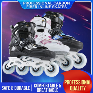 Patins à roulettes en ligne personnalisés, chaussures de patinage de course, 4 roues, patins à roulettes de vitesse professionnels, patins à roulettes de vitesse pour adultes - Product Image 4