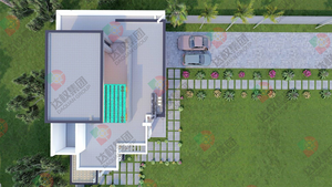 Casa prefabricada blanca de estilo moderno con bajo coste - Product Image 4