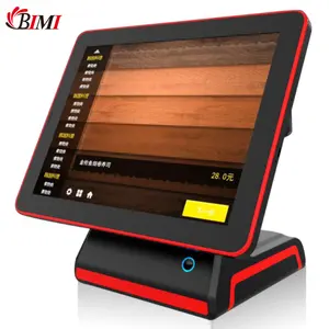 Bimi 15inch China pos terminal de venta kassensystemen pos kassier systeem TPV POS Voor Restaurant Kleding Winkels Boek winkels