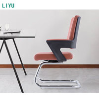 Chaise de bureau pivotante ergonomique Liyu Furniture Executive, respirante, en maille, avec accoudoirs fixes, design contemporain, prix abordable