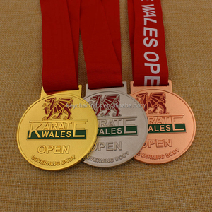 Médaille du championnat du monde de karaté taekwondo muay thaï or argent bronze personnalisé de conception OEM - Product Image 6