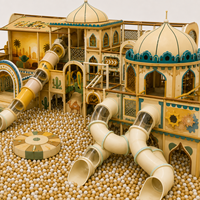 Ensemble de jeux d'intérieur pour enfants, thème Palais du Désert, personnalisé, de qualité supérieure, sûr, avec structure de jeu souple, pour centre commercial, en promotion