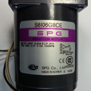 Moteur à induction Spg 6W 220V S6I06GBCE pour usage industriel - Product Image 3
