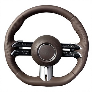Volante Usado de Fibra de Carbono con Cuero Perforado OLED para SL GLA35 GLA45 GLB180 OE 205C63 con 6 Meses de Garantía - Product Image 5