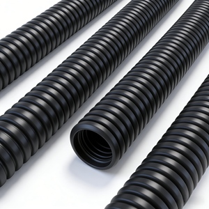 Gaine électrique en PVC de haute qualité, tube flexible fendu, gaine de câbles, tube corrugué non métallique, tube corrugué en plastique - Product Image 2