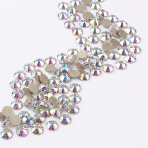 Cristales de Zirconia Cúbica 3D Sueltos, Planos, Sin Fijación <span class=keywords><strong>en</strong></span> Caliente, 16 Facetas, Redondos, para Pegar, Suministros para Arte de <span class=keywords><strong>Uñas</strong></span>, Ecológicos - Product Image 4