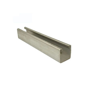 Canal de Acero Galvanizado en Caliente con Ranuras, Tamaño Personalizado, para Soporte de Bandejas de Cables, Resistente a la Corrosión - Product Image 1