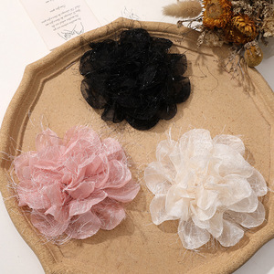 Atmósfera de Hadas, Hermosas y Elegantes Flores de Gasa de Poliéster Fluidas, Manualidades DIY, Corsages Dulces, Collares, Decoración - Product Image 5