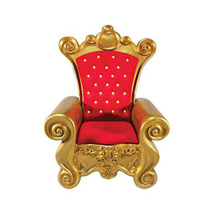 Silla Real de Santa Claus de Fibra de Vidrio Personalizada a Tamaño Real para Decoración - Product Image 1