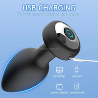 Vibrateur anal, jouet sexuel pour adultes, petit vibrateur, plug anal, prise en charge de la télécommande par application, 10 vibrations, masseur de prostate, jeux S&M