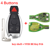 XHORSE VVDI clave Pro para Mercedes Benz V1.5 PCB remoto Chip versión mejorada llave inteligente 315/433MHz puede intercambiar MB BGA muestra