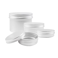 Boîtes en aluminium argentées de 5 ml, 15 ml, 20 ml, 25 ml, 30 ml, 50 ml, 80 ml, 100 ml, 120 ml, idéales pour l'emballage du thé, des épices et des bonbons