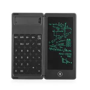 Складной калькулятор с графическим планшетом для рисования ЖК Портативная Кнопка батарея блокноты для записей цифровой научный калькулятор с ручкой