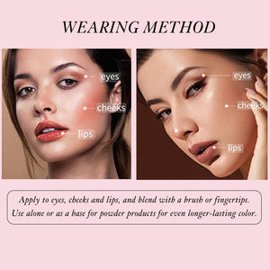 บลัชออนแบบแท่ง <span class=keywords><strong>SENKA</strong></span> Pink Blush Stick ผลิตภายใต้แบรนด์ส่วนตัว บลัชออนขนาดมินิ บลัชออนเนื้อครีมแบบแท่ง <span class=keywords><strong>สีชมพู</strong></span> ชิมเมอร์ แมทท์ รับผลิตโลโก้แบรนด์ของลูกค้า - Product Image 3