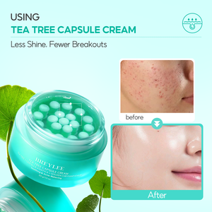 Crème en capsules BREYLEE TEA TREE ACNE Relief SOOTHING Oil CONTROL, soin hydratant pour la peau - Product Image 5