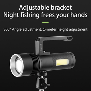 Kính thiên văn tập trung New COB đèn câu cá mạnh mẽ có thể sạc lại với ánh sáng bên outerdoor <span class=keywords><strong>LED</strong></span> Đèn pin câu cá với chân máy đứng - Product Image 2