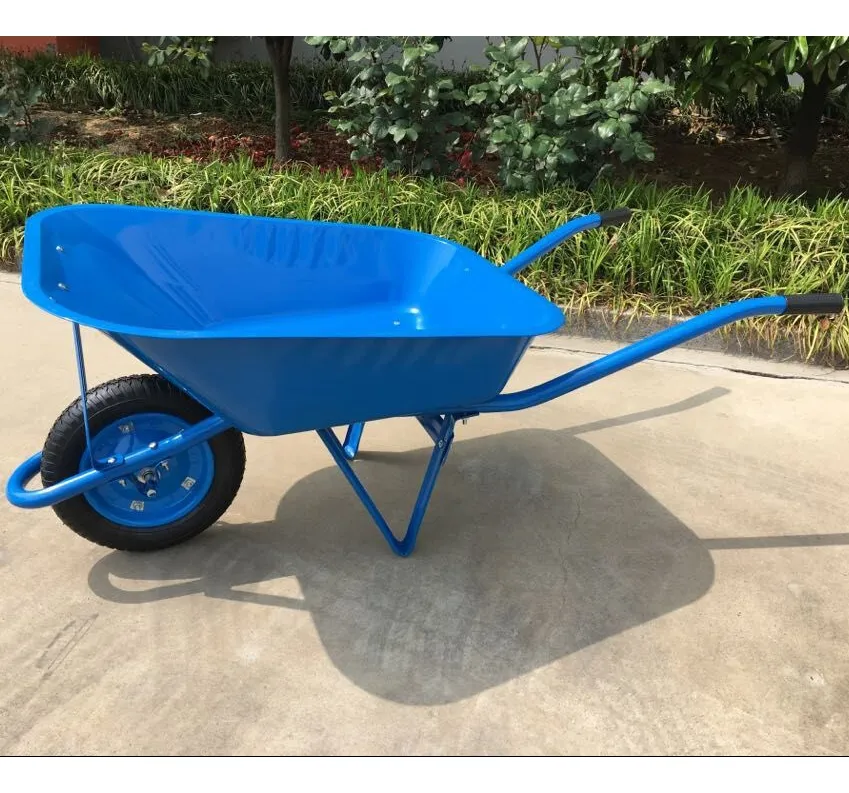 manufacturer of wheelbarrow Africa hot sale cheap wheelbarrow factory WB6200 big capacity wheel barrow