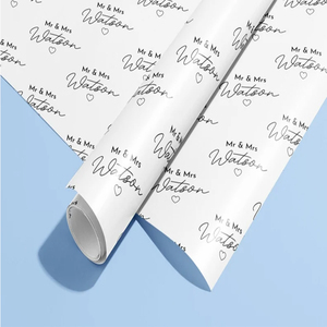 Özel Lüks Beyaz Zeminli Giyim Kağıdı Baskılı Hediye Paketleme Kağıdı Kişiselleştirilmiş Markalı Sentetik Biyobozunur - Product Image 2