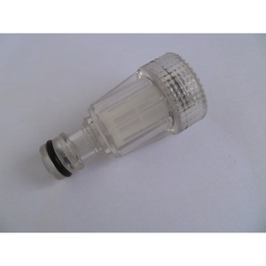 Car Washer Filter External Water Inlet Nut Assembly Universal Quick Connect Nipple Connector Engineering Plastics White - Product Image 1