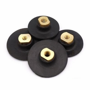 لوحة تثبيت بمسامير M14 أو 5/8"-11 مع حامل مطاطي للكروشيه والحلقات اللاصقة لألواح الكشط (OEM/OBM) - Product Image 1