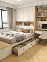 Meubles de chambre à coucher modernes sur mesure, armoire en bois, 5+ tiroirs, casiers de bureau pour hôtel