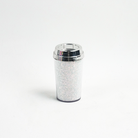Jewel of the Nile - Tasse de voyage réutilisable en or avec couvercle, sans BPA, à paillettes holographiques ultra fines, vente en gros, tasses à café design