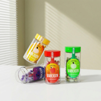 Nouvelles bouteilles en verre hermétiques de 100 ml, 120 ml, 140 ml avec couvercle à vis, pots à pilules et capsules pour l'emballage de poudres de vitamines et de produits de santé