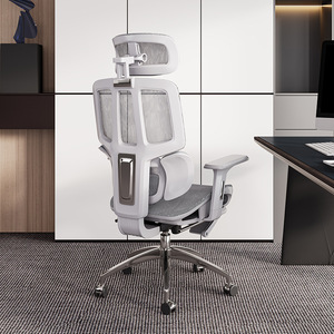 Luxury Modern Mesh Adjustable Lumbar Swivel <strong>Reclining</strong> Executive <strong>Desk</strong> <strong>Chair</strong> Ergonomic Office <strong>Chair</strong> with Footrest - Product Image 3