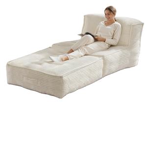 Nuevos Productos de China 2026, Se Aceptan Pedidos Pequeños en TikTok, Sofá Seccional Tapizado en Terciopelo con Otomana, Diseño Contemporáneo - Product Image 5